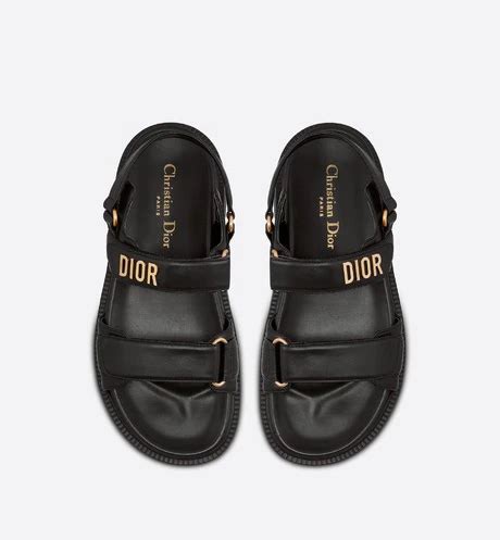 dior black strap sandals|Dior official website .